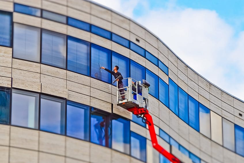 professional window cleaner